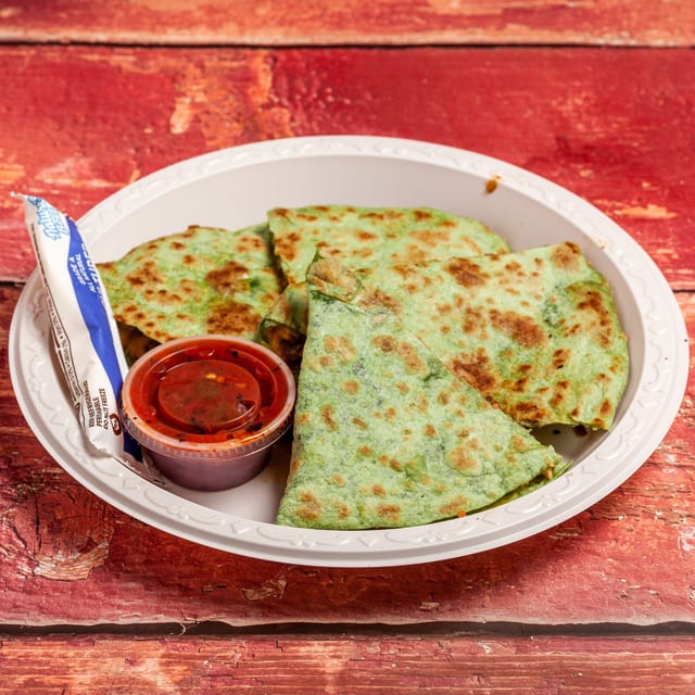 Jerk Chicken Quesadilla.
