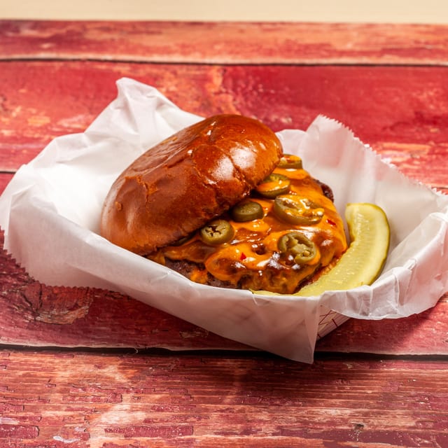 Jalapeno Cheddar Burger.