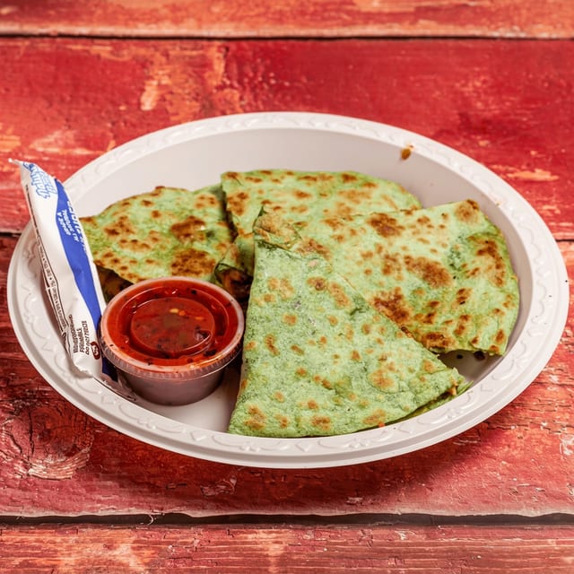 Jerk Chicken Quesadilla.