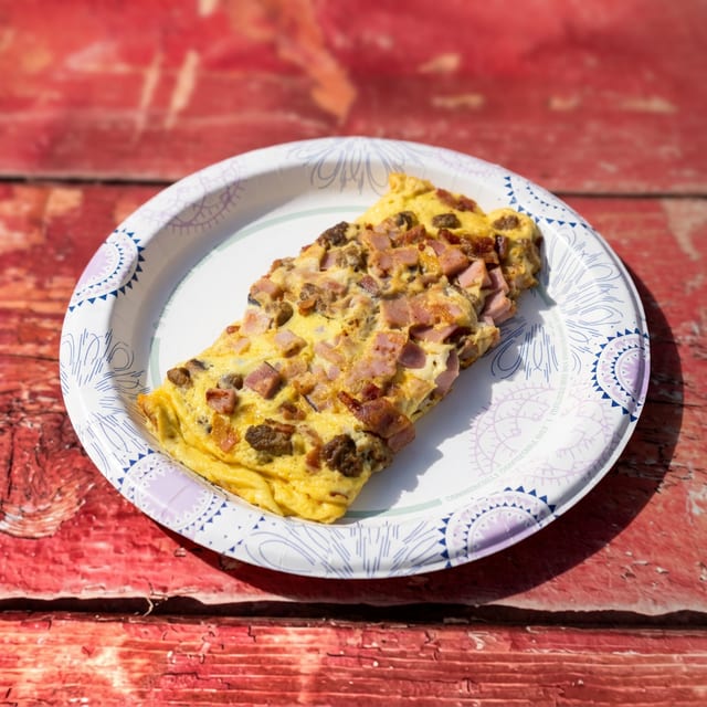 Meat Lovers Omelet.