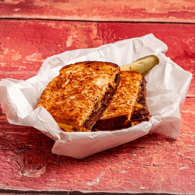 Stuffed Patty Melt.
