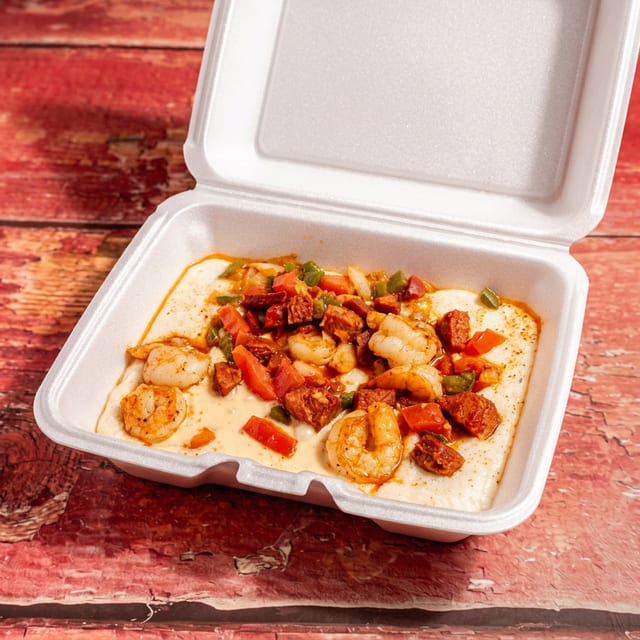 Cajun Shrimp & Grits.