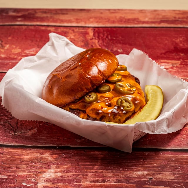 Jalapeno Cheddar Burger.