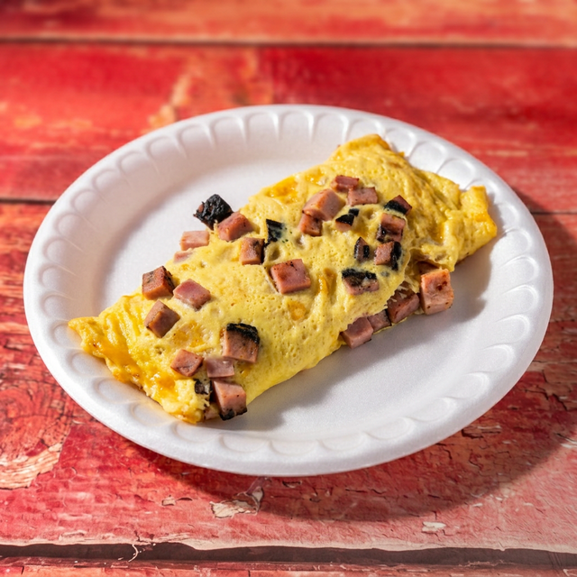 One Meat Omelet.